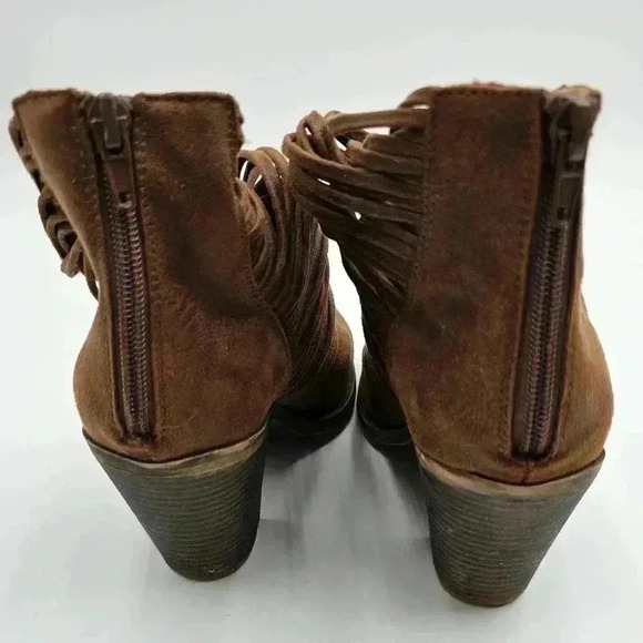 Fergalicious Brown Ankle Boots Womens Size 8 - Picture 5 of 6